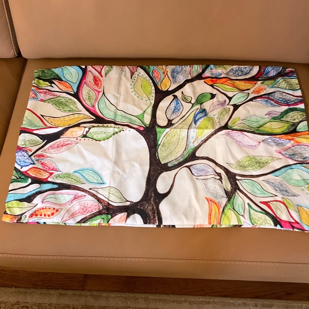 3 for $30 item - Colorful Tree Design Pillowcase